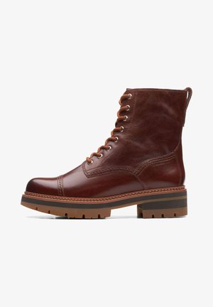 ORIANNA CAP - Lace-up ankle boots - british tan lea
