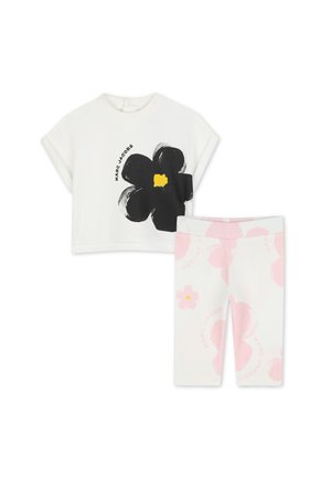 MARC JACOBS KIDS, T-SHIRT AND LEGGINGS SET - Leggings - beige