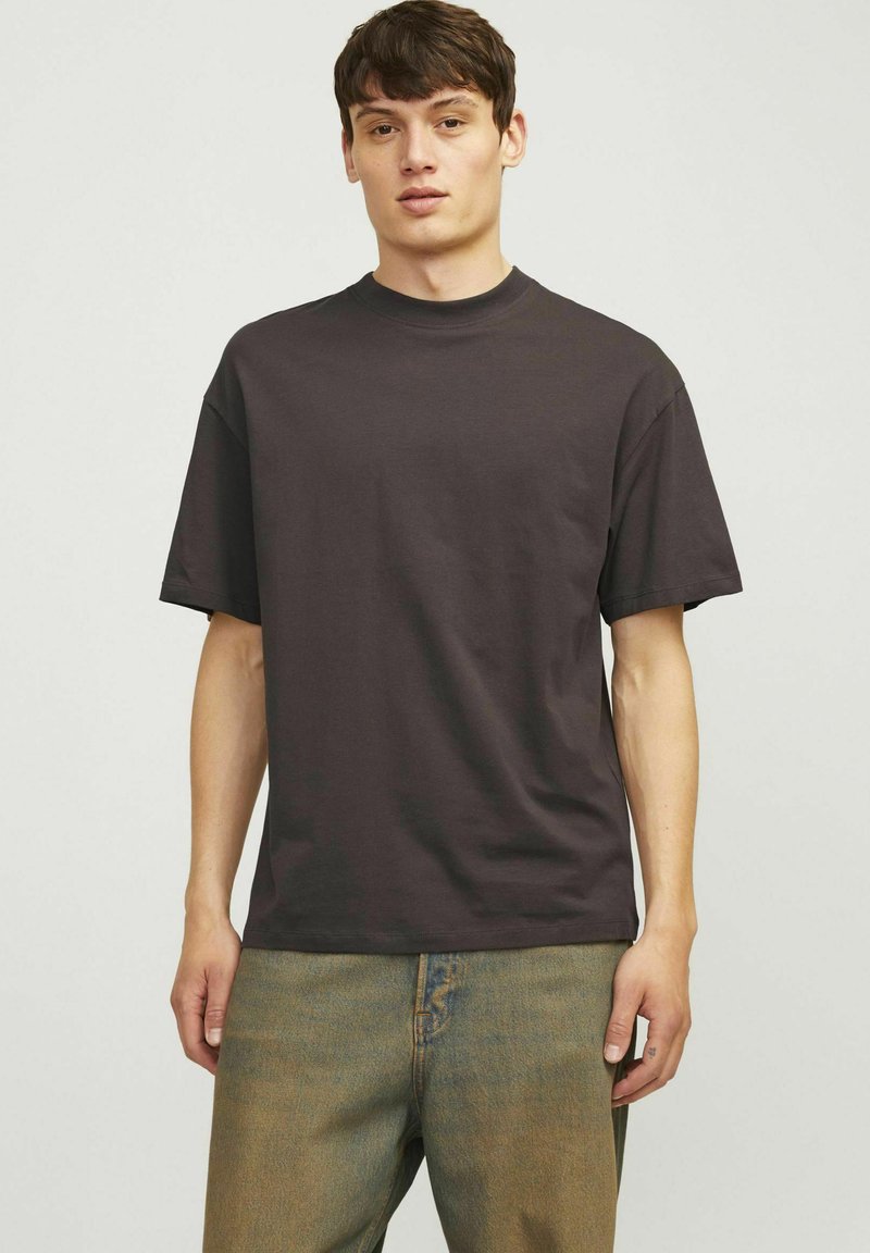 Jack & Jones JJEBRADLEY TEE O NECK - Tricou basic - mulch