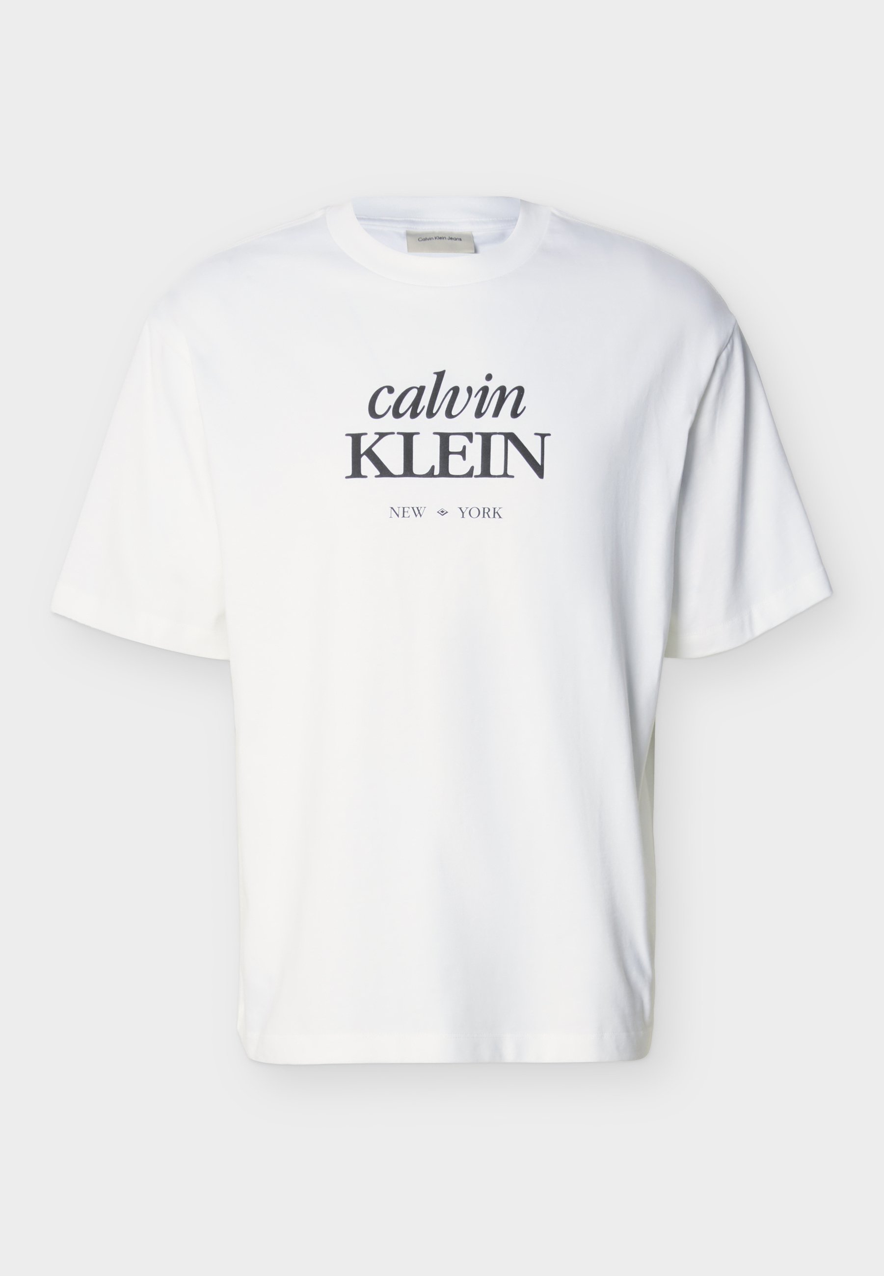 Calvin Klein Jeans DIAMOND GRAP - Triko s potiskem - bright white