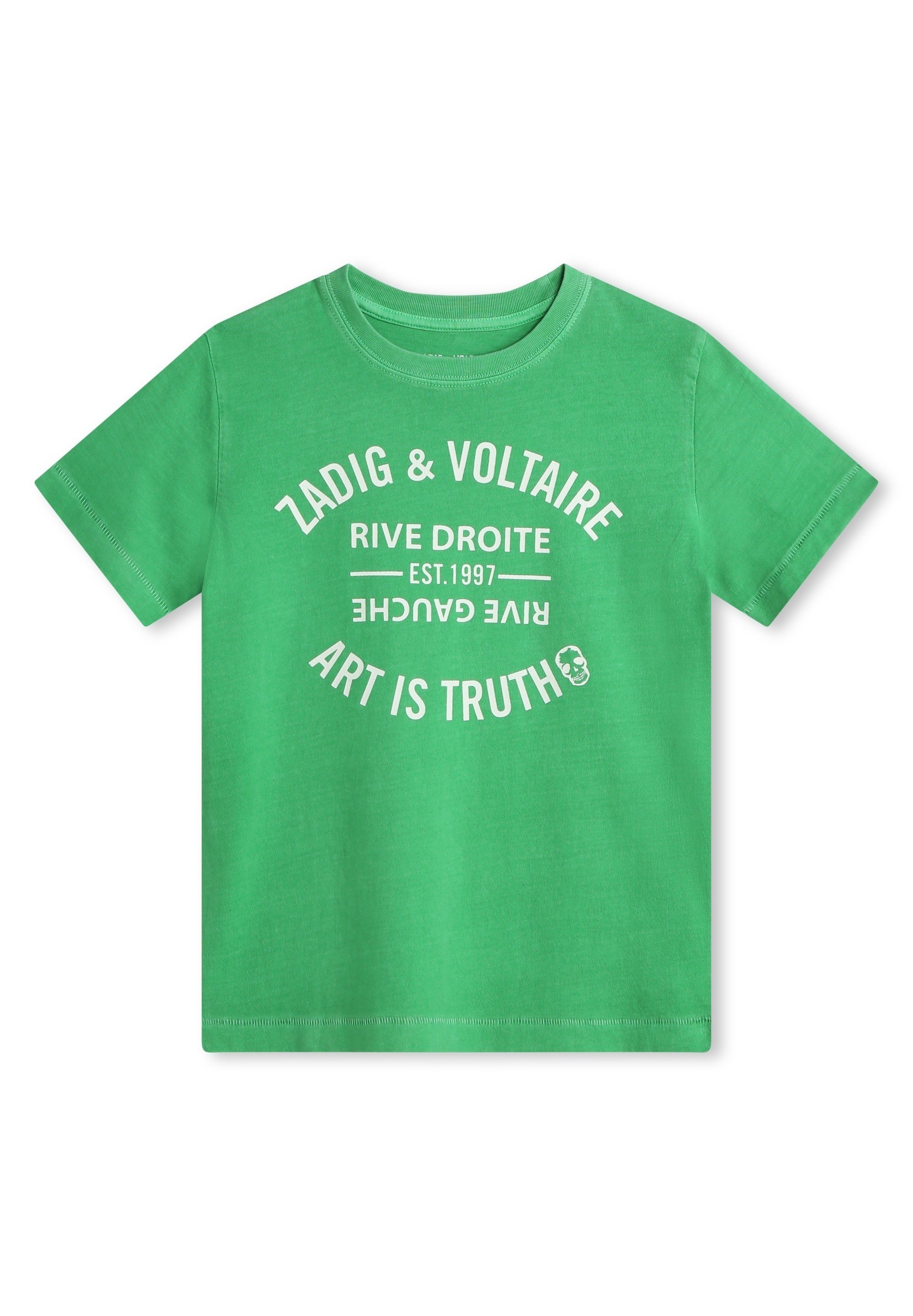 Cotton Tshirt Tee Shirt Zadig Et Voltaire Rive Droite Zadig