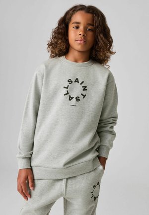 smALLSAINTS TIERRA LOGO CREW - Sudadera - grey