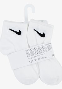 Nike Sportswear QUARTER UNISEX 6 PACK  - Ponožky - white