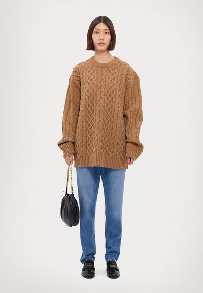 MOSCHINO MAGLIA - Svetrík - marrone
