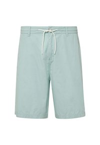 Helles blaues Badekleid aus weichem Stoff mit elastischem Bund, verstellbarem Kordelzug und Seitentaschen.