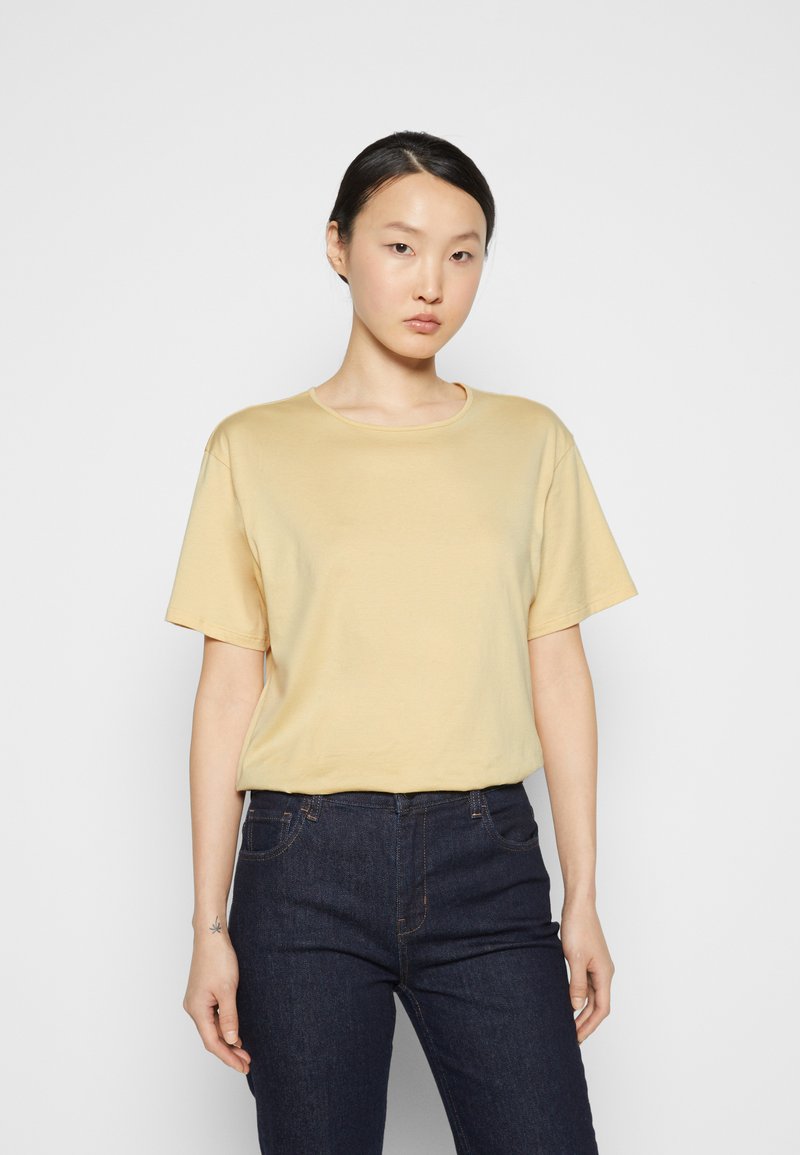 Damen Kleider | Theory PERFECT TEE APEX T-Shirt basic butter yellow/gelb - ZE33389 Damen Kleider | Theory PERFECT TEE APEX T-Shirt basic butter yellow/gelb - ZE33389