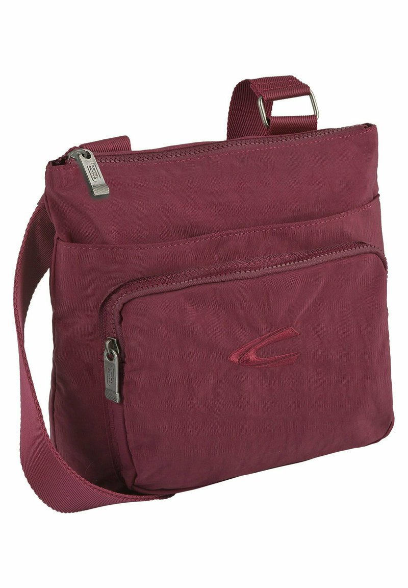 camel active MIT REISSVERSCHLUSS AM HAUPTFACH - Schoudertas - dark red