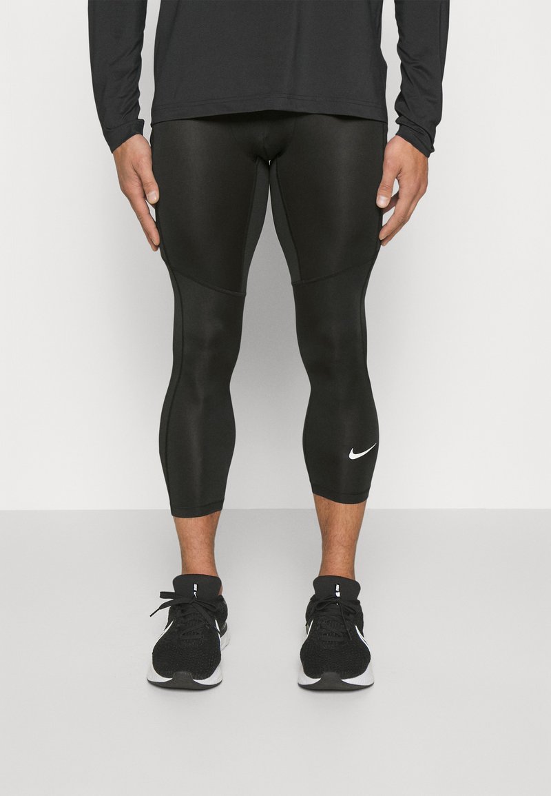 Nike Performance - 3/4 Sporthose - black/white, Vergrößern