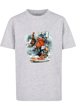 VINTAGE BALLIN - Print T-shirt - heather grey