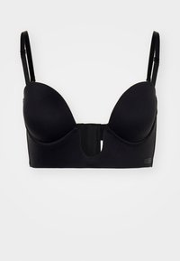 EVELINE DEEP PLUNGE - Balconette bra - jet black