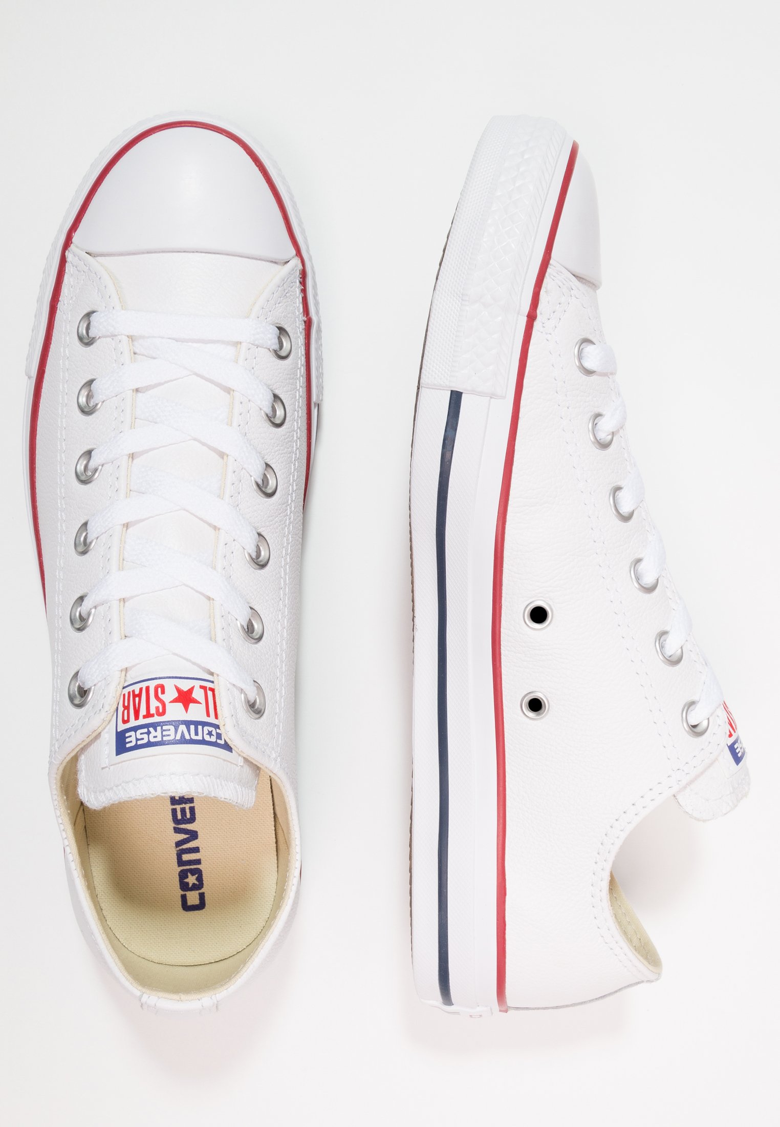 zalando converse leather white