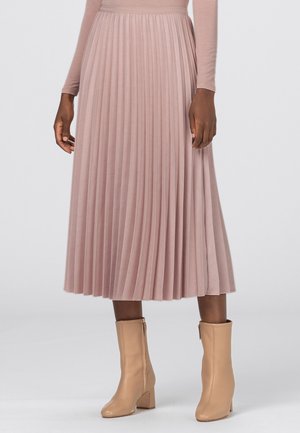 MIT ELASTISCHEM BUND - A-line skirt - powder melange