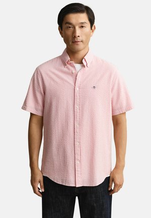 STRIPED SHORT SLEEVE - Chemise - rose pink