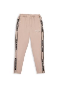 Pegador LOGO PANTS UNISEX - Joggebukse - taupe/black