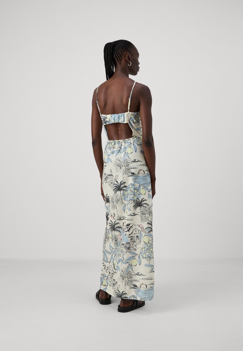 Vero Moda Tall VMBIRDIE DRESS - Maxi dress - cannoli cream/off-white