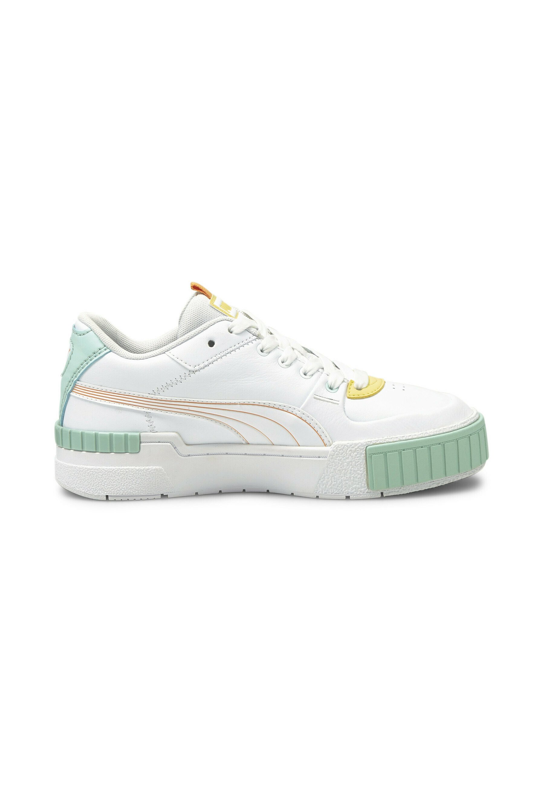 Puma CALI SPORT PASTEL - Sneakers laag - white/peach cobbler/crème -  Zalando.nl