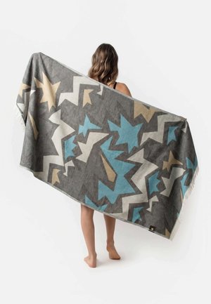 MAЯSIKØH, STAR TOWEL - Toalla de playa - anthracite