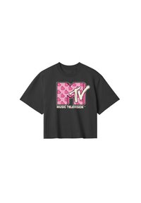 HEART DIAGONAL - T-shirts print - black
