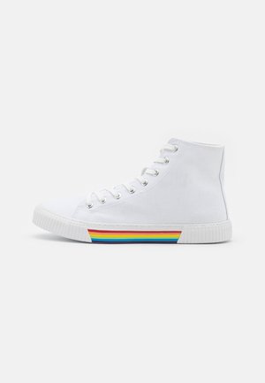 High-top trainers - white