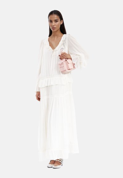 The Kooples Robe longue - ecru