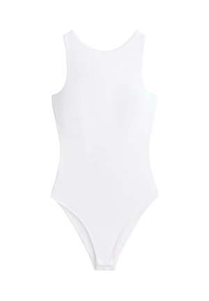OYSHO, OPEN-BACK COMFORTLUX BODYSUIT. - Body - stone