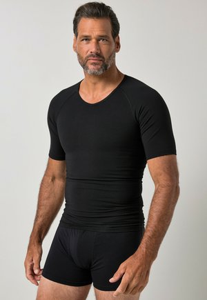 JP1880 JP 1880 X FINN, SHAPEWEAR-UNTERHEMD, HALBARM, BIS 8 XL - Undertrøjer - black
