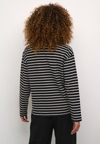 Kaffe KAWINNI - Pikkade varrukatega topp - black deep turtledove stripe