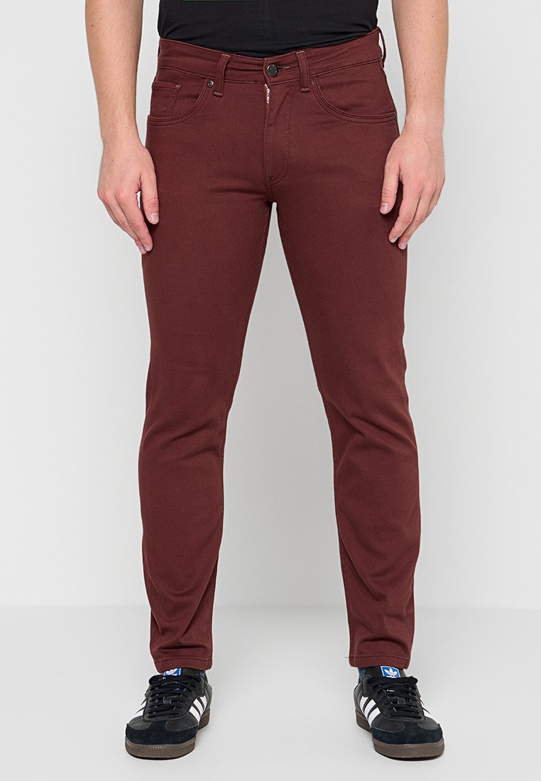 Matinique Slim fit jeans donkerbruin