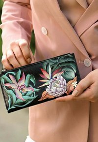 ANUSCHKA Portemonnee - island escape black