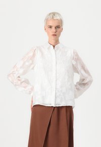 Pieces PCJALA SHIRT - Camicia - cloud dancer