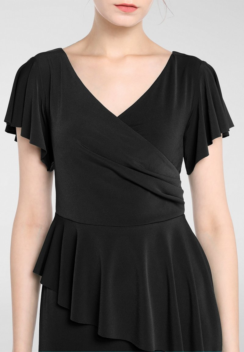 Apart Robe De Cocktail Schwarz Noir Zalando Fr
