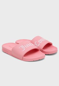 Juicy Couture CARMEN COLLEGIATE SLIDER - Baseina iešļūcenes - candy pink
