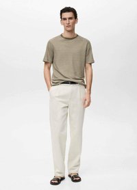 Mango Tricou cu imprimeu - green