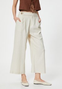 Koton Pantalon classique - beige