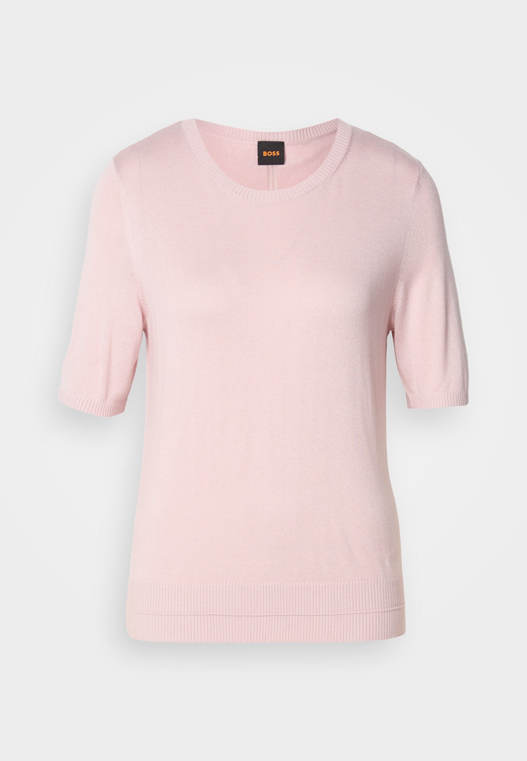 売れ筋商品|||ボス Tシャツ レディース トップス FIAFFUSA - Basic T-shirt - open purple BOSS FIAFFUSA - T-Shirt basic - open purple/rosa - Zalando