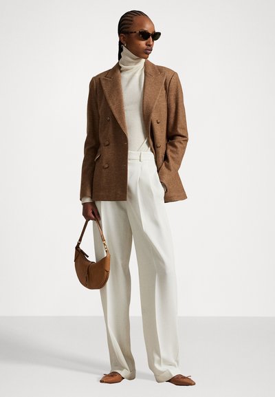 Polo Ralph Lauren DOUBLE BREASTED HERRINGBONE BLAZER - Bleiseri - tan
