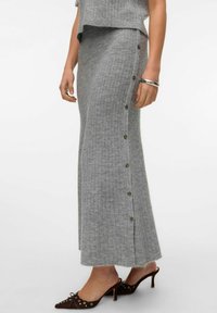 Vero Moda Velika suknja - light grey melange