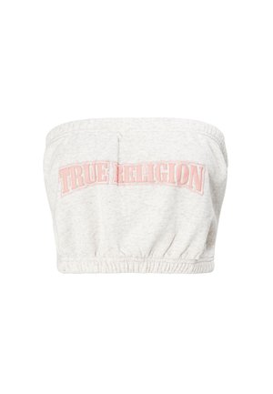 True Religion, TRUE RELIGION BANDEAU TOP - Top - heather oatmeal