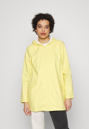 JDYELISA RAINCOAT - Vodotěsná bunda - yellow cream