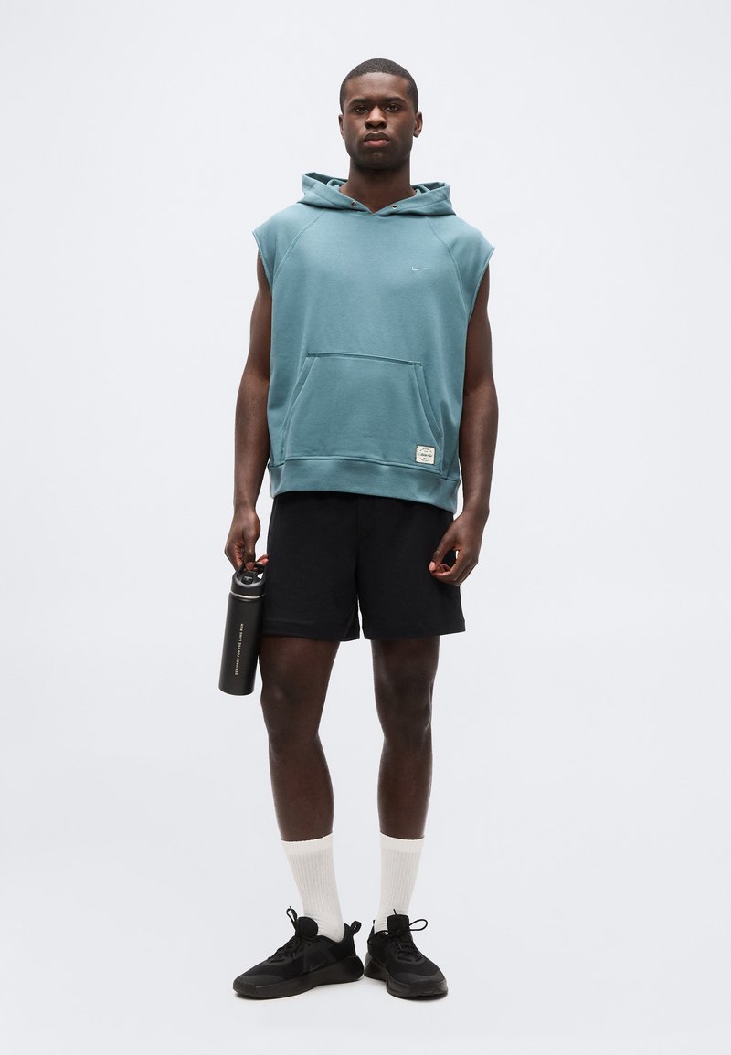 Nike Performance HOODIE - Mikina s kapucí - mineral slate