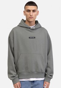 Redefined Rebel OLIVER HOOD BOXY FIT - Mikina - agave green