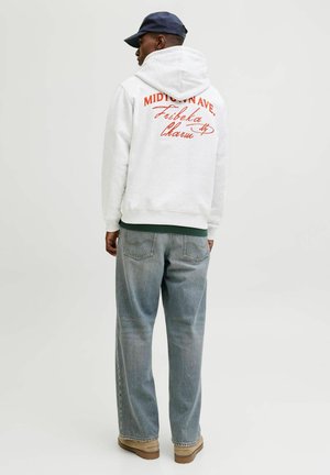 JORBEDFORD ZIP HOOD - Sweatjacke - bright white