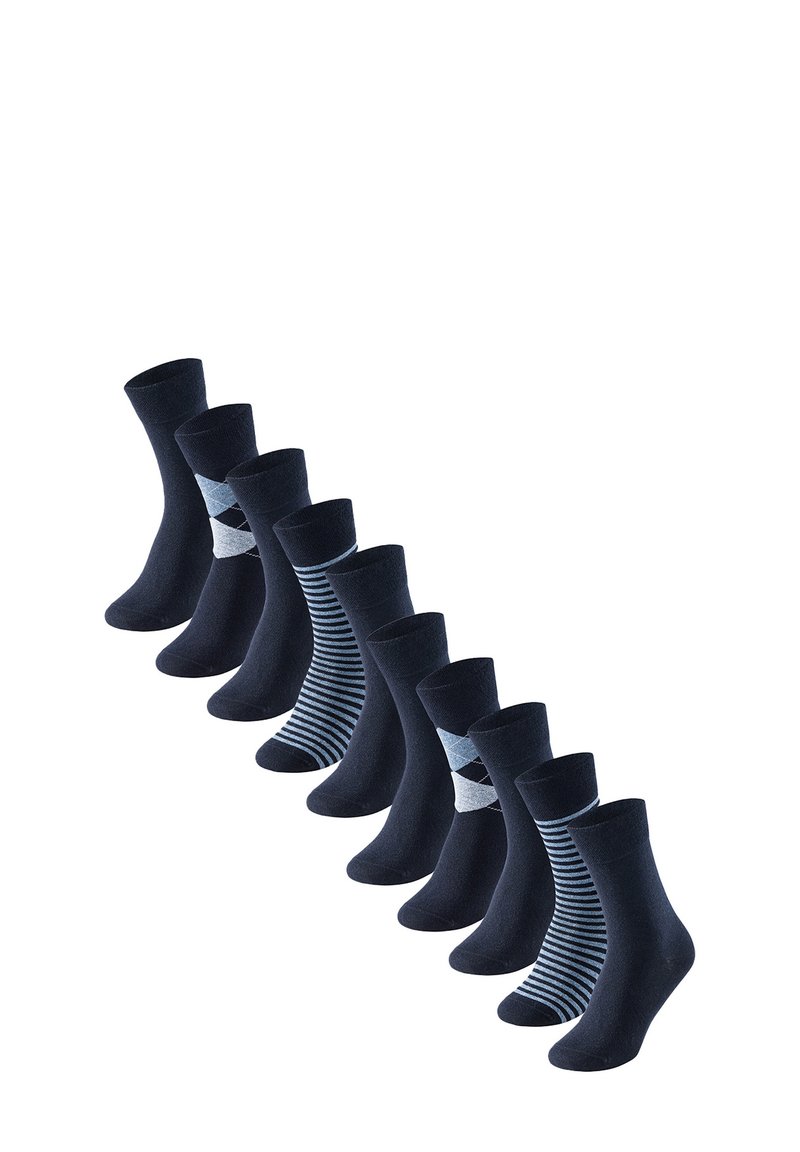 Schiesser 10ER PACK - Strømper - nachtblau