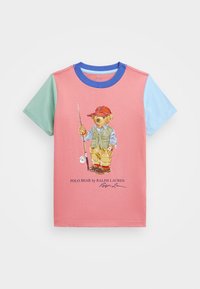 Polo Ralph Lauren FUN TEE - T-shirt med print - desert rose