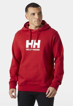 LOGO  - Jersey con capucha - red