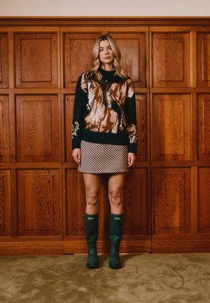 House of Sunny WILD HORSES UNISEX - Strickpullover - emerald green