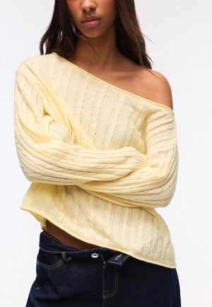 CABLE - Pulóver - yellow