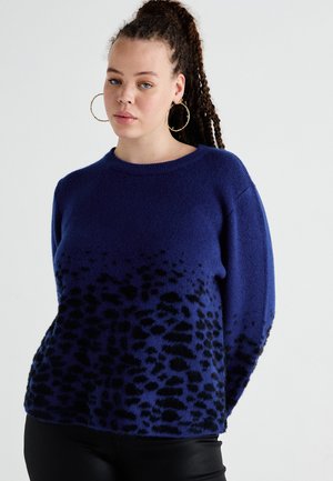 CARANNI ONECK - Jumper - sodalite blue/black