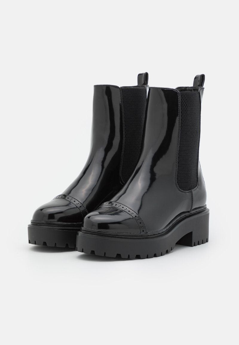 Damen Sneaker | Even&Odd Wide Fit Plateaustiefelette black/schwarz - TS41738 Damen Sneaker | Even&Odd Wide Fit Plateaustiefelette black/schwarz - TS41738