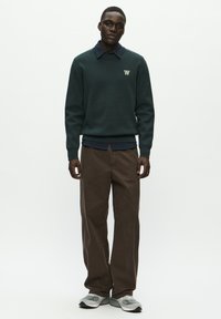 DOUBLE A BY W.W. CURT CREW NECK - Strickpullover - green gables